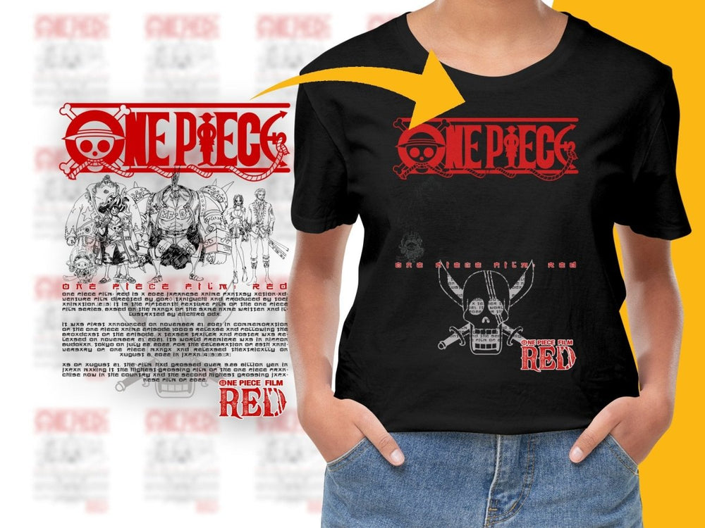 One Piece Film Red Characters Graphic PNG File - Teepew