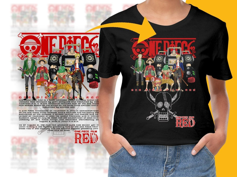 One Piece Film Red Crew Official Graphic PNG File - Teepew