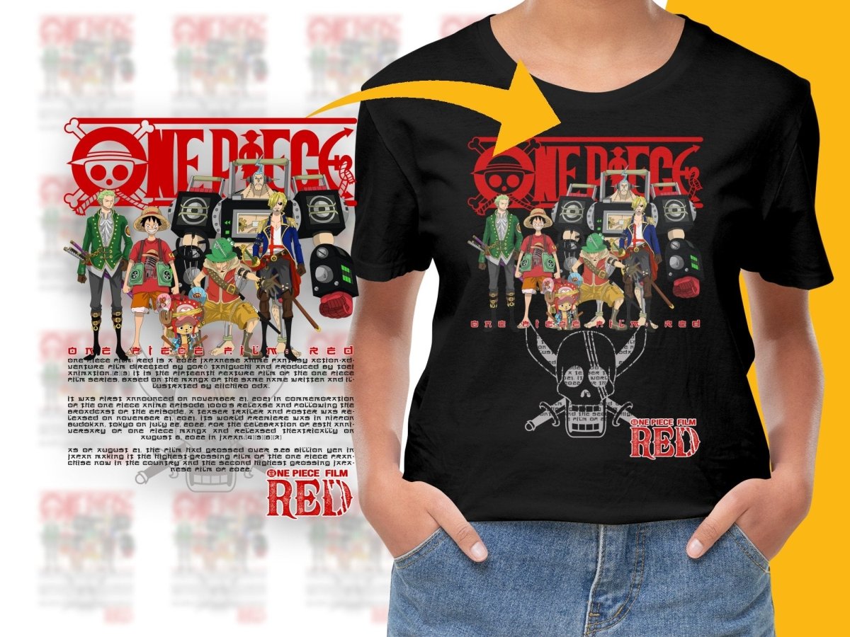 One Piece Film Red Crew Official Graphic PNG File - Teepew