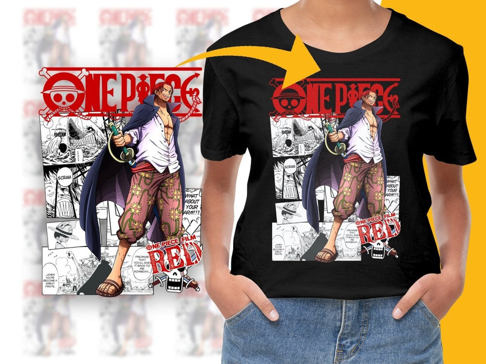 One Piece Film Red Shanks Graphic PNG File - Teepew