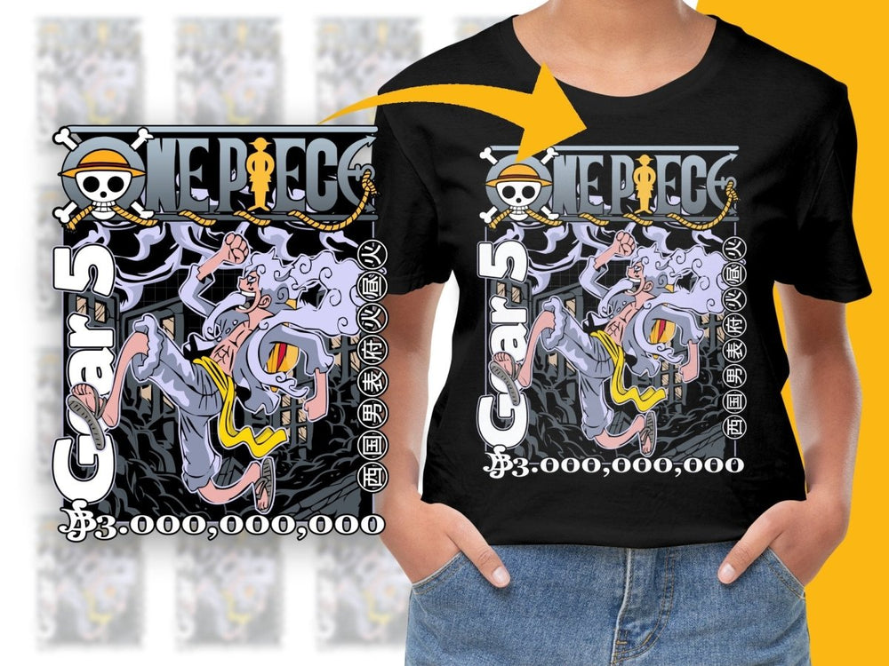 One Piece Gear 5 Luffy Epic Battles PNG File - Teepew