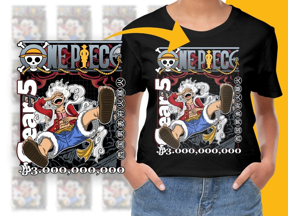 One Piece Luffy Bounty Poster Anime Design PNG File - Teepew