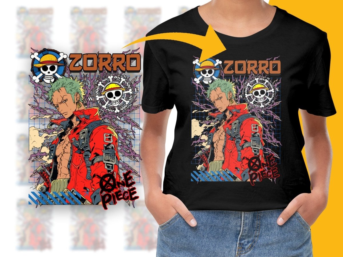 One Piece Zorro Graphic Anime PNG File - Teepew