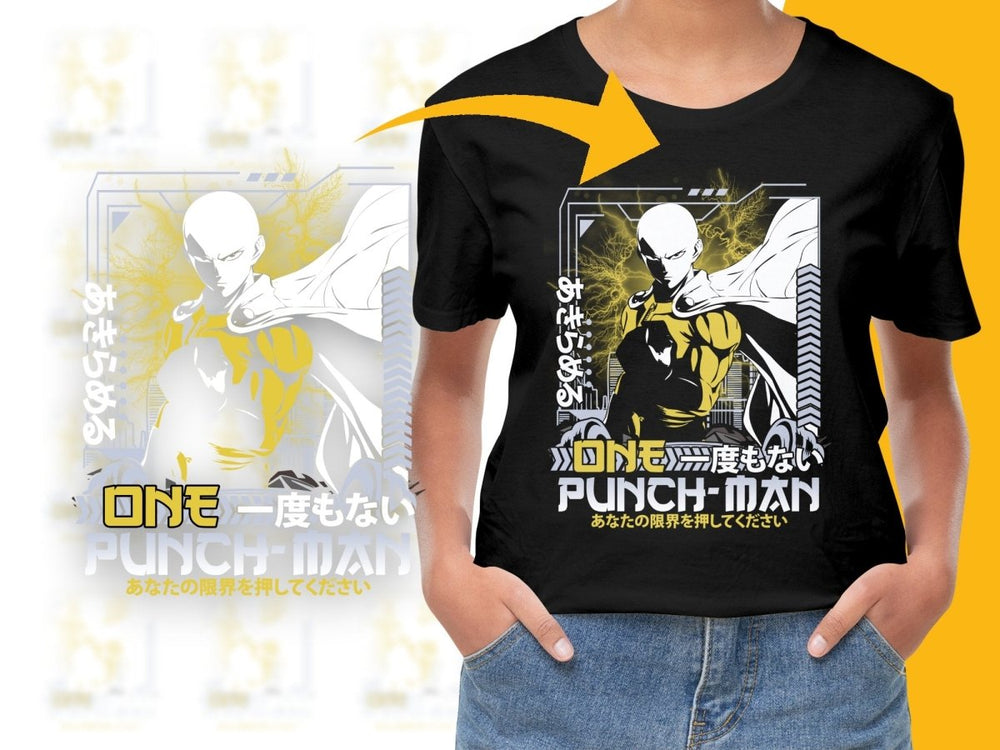 One Punch Man Anime Character Graphic PNG File - Teepew