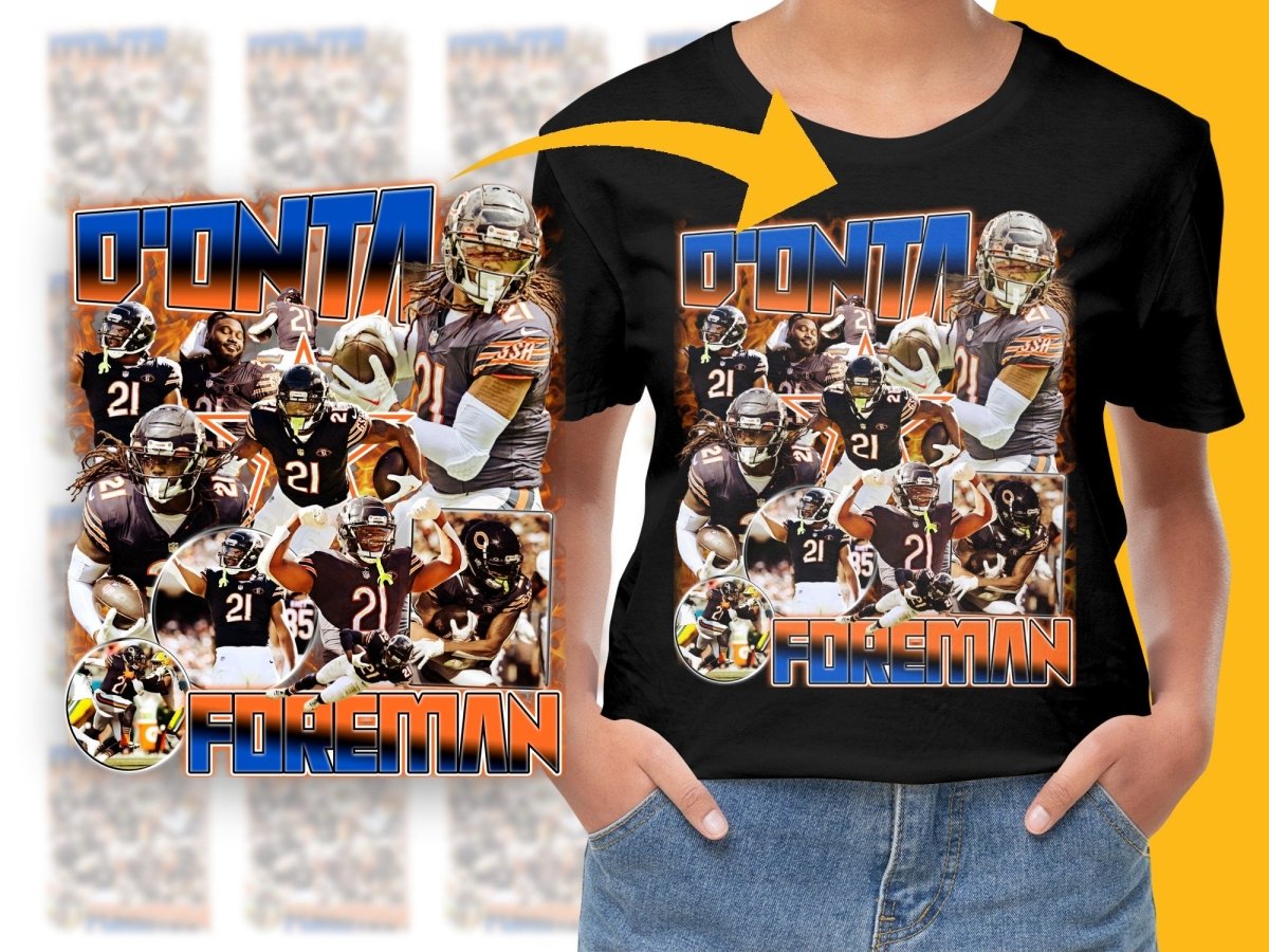 O'ONTA Foreman Football PNG File - Teepew