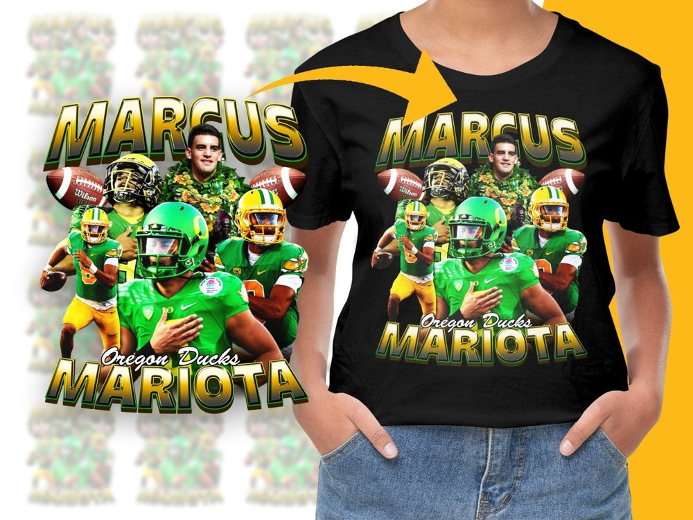 Oregon Ducks Marcus Mariota Tribute Graphic PNG File - Teepew