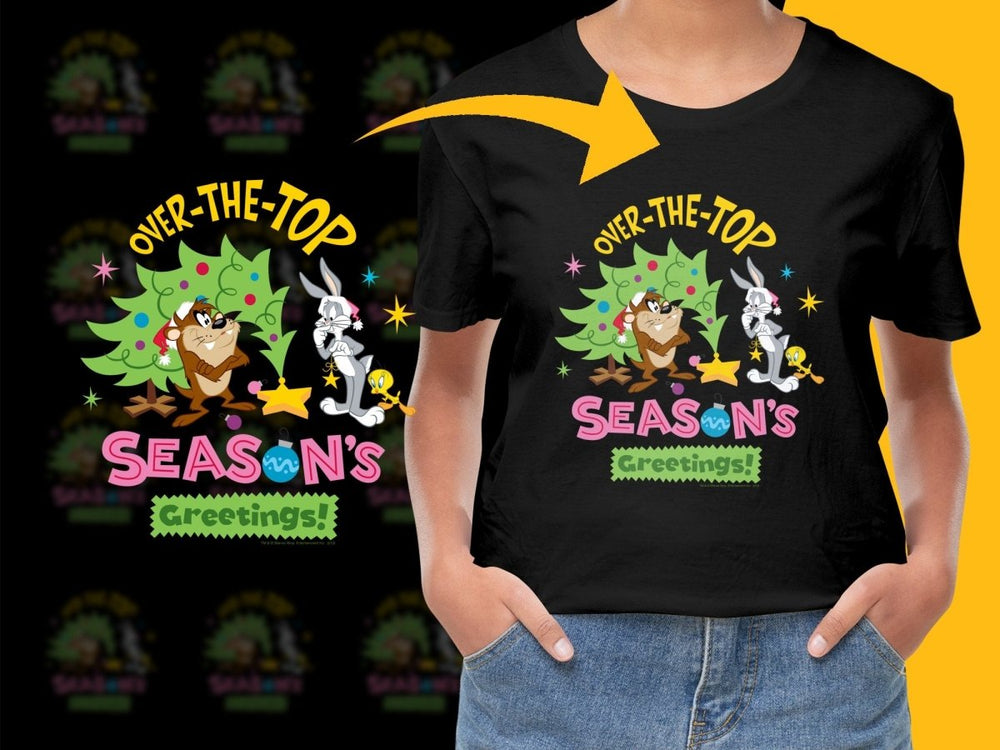 Over - The - Top Season's Greetings Christmas PNG File - Teepew