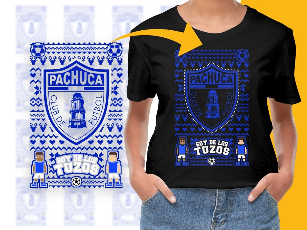 Pachuca Club de Futbol Retro Christmas PNG File - Teepew