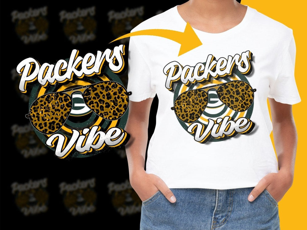Packers Vibe Cool Sunglasses Design PNG File - Teepew