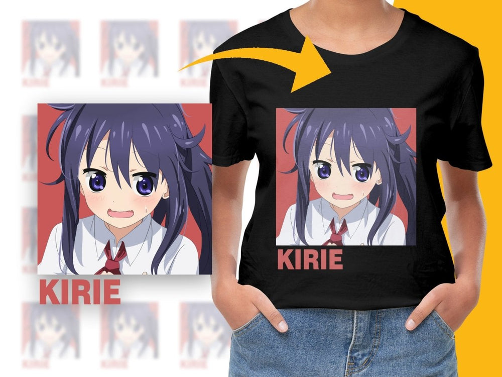 Panicked Kirie Anime Character PNG Digital - Teepew