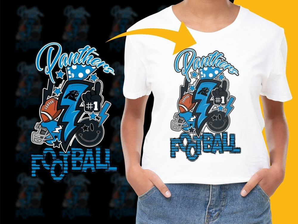 Panthers Football Sports Team Stylish PNG File - Teepew