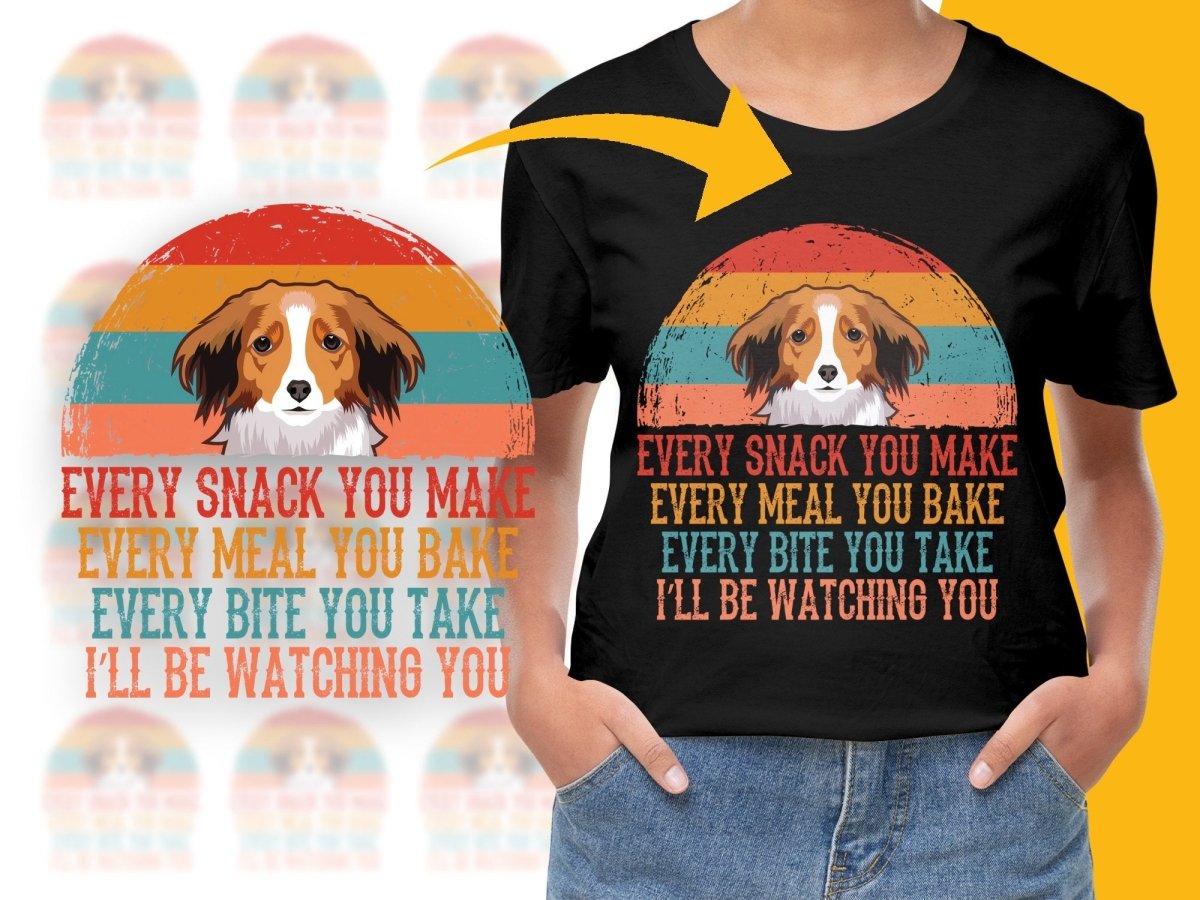 Papillon Dog Watching You Quote Graphic PNG File - Teepew