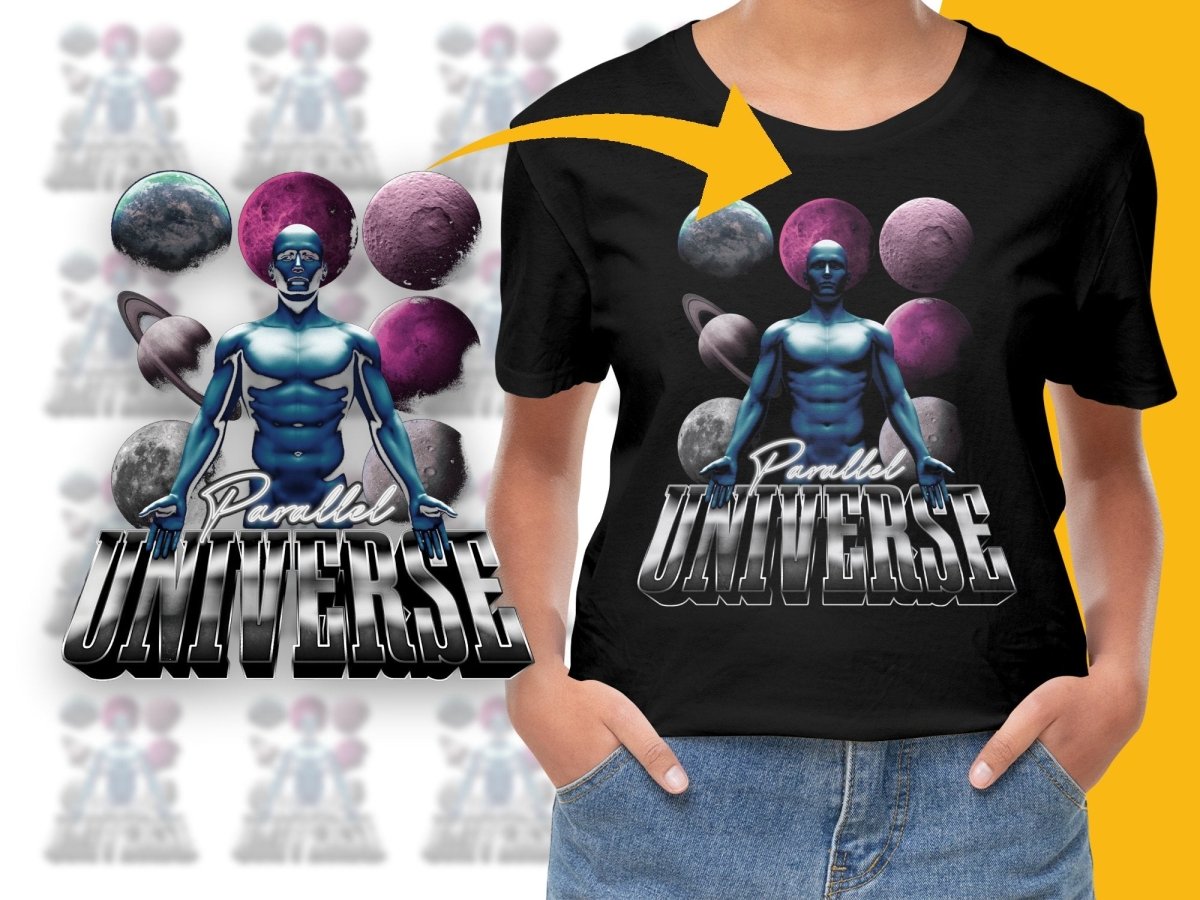 Parallel Universe Design Graphic PNG File - Teepew