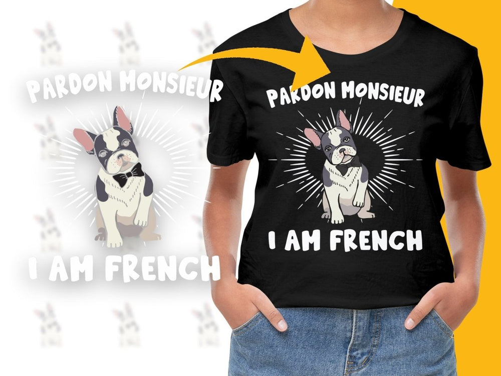 Pardon Monsieur I Am French French Bulldog PNG File - Teepew
