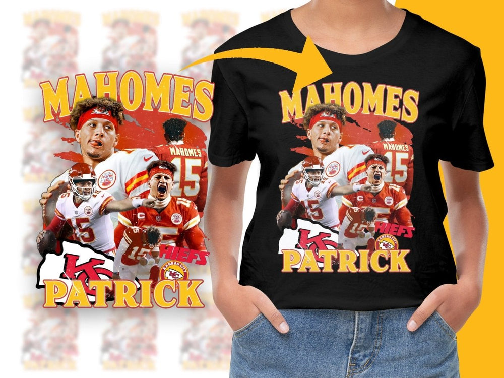 Patrick Mahomes Chiefs Bootleg Graphic PNG File - Teepew