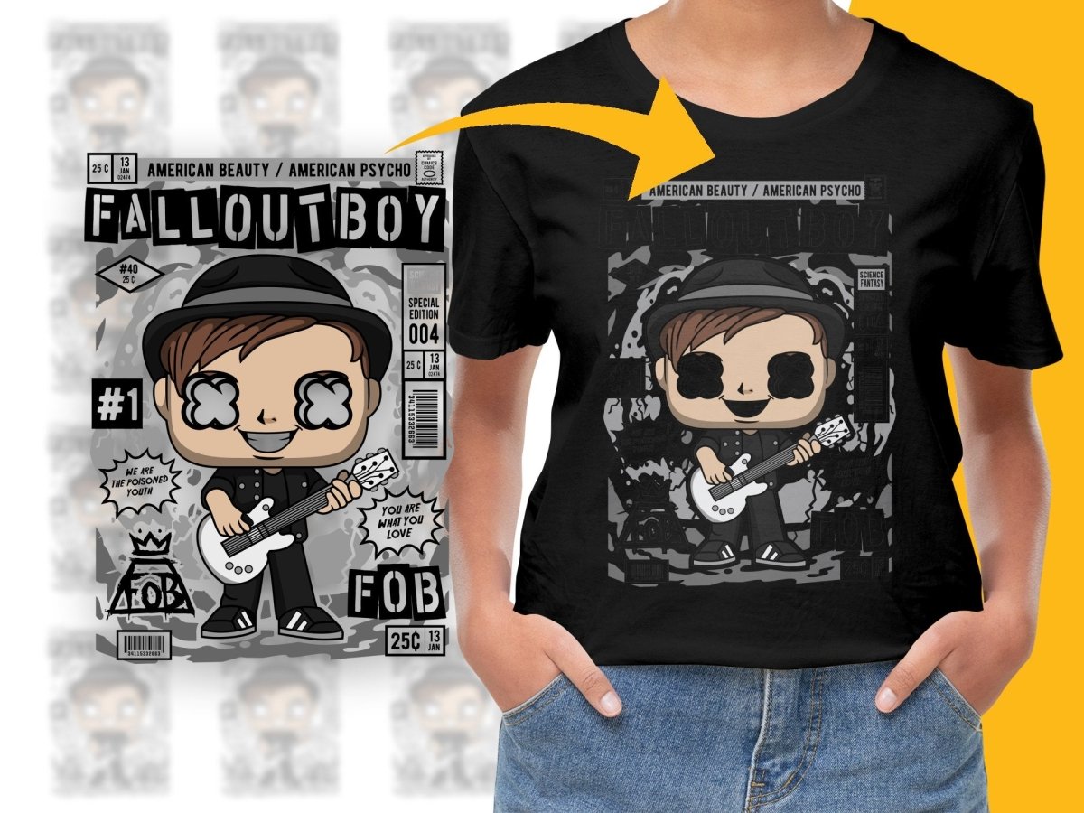 Patrick Stump Fall Out Boy Popculture PNG File - Teepew