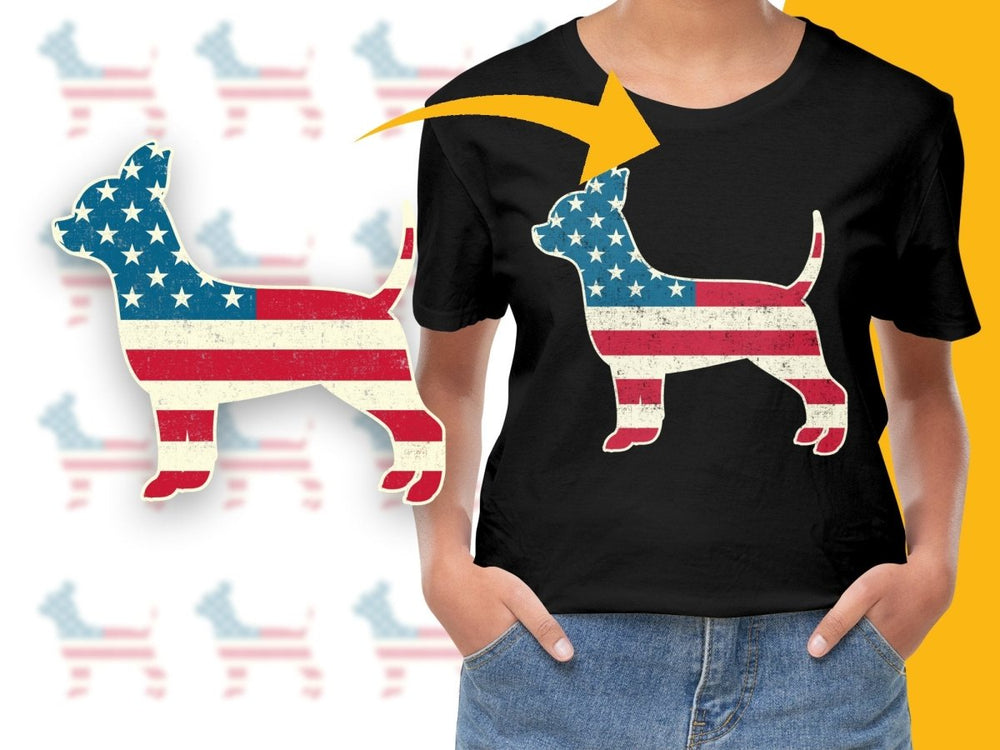 Patriotic American Flag Boston Terrier Design PNG File - Teepew
