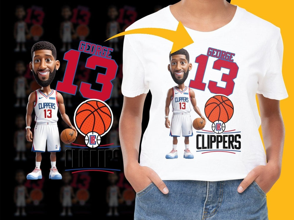 Paul George 13 Cartoon PNG File - Teepew