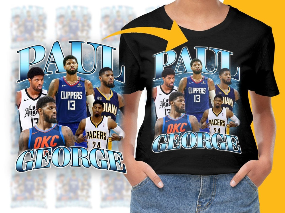 Paul George Basketball Career Highlights Bootleg PNG File - Teepew