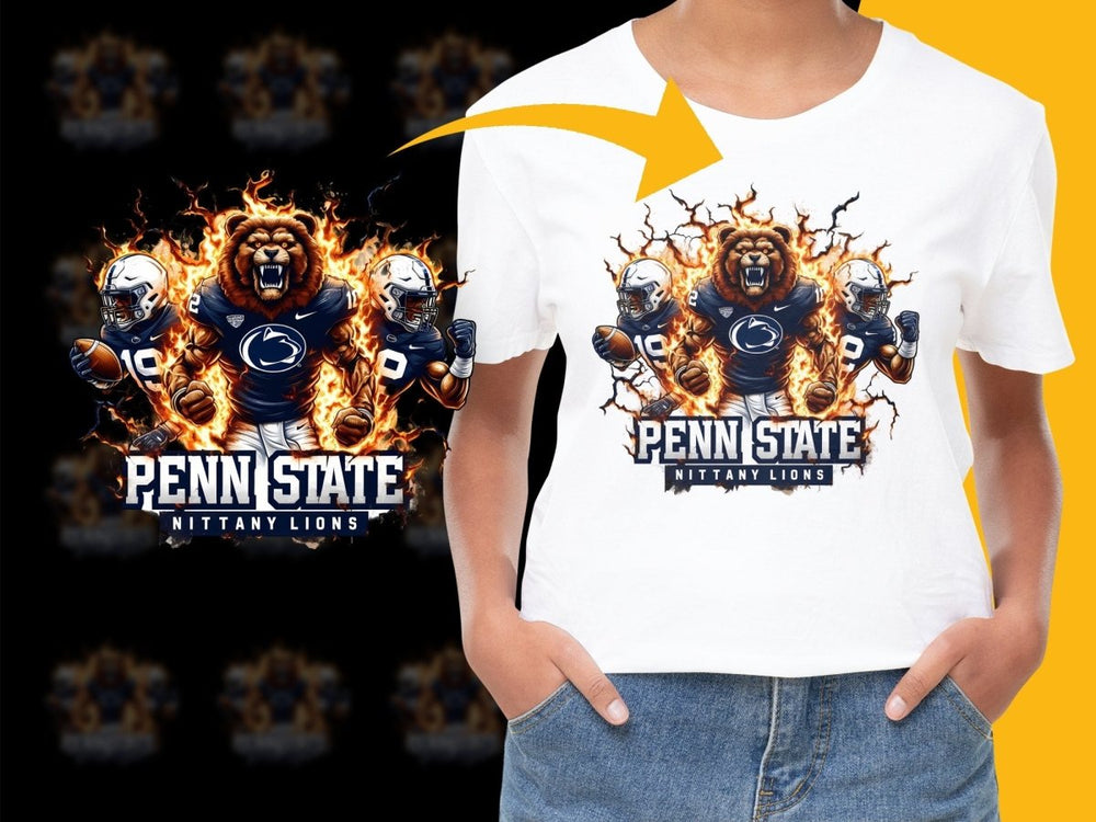 Penn State Nittany Lions Football Poster PNG File - Teepew