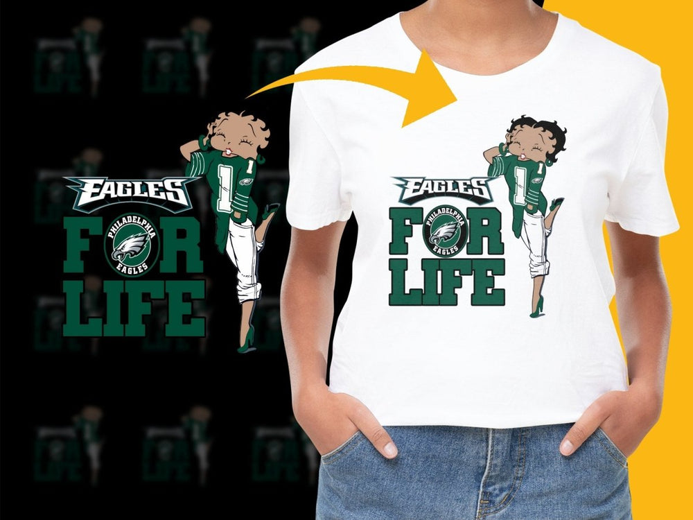 Philadelphia Eagles Cartoon Character For Life PNG File - Teepew