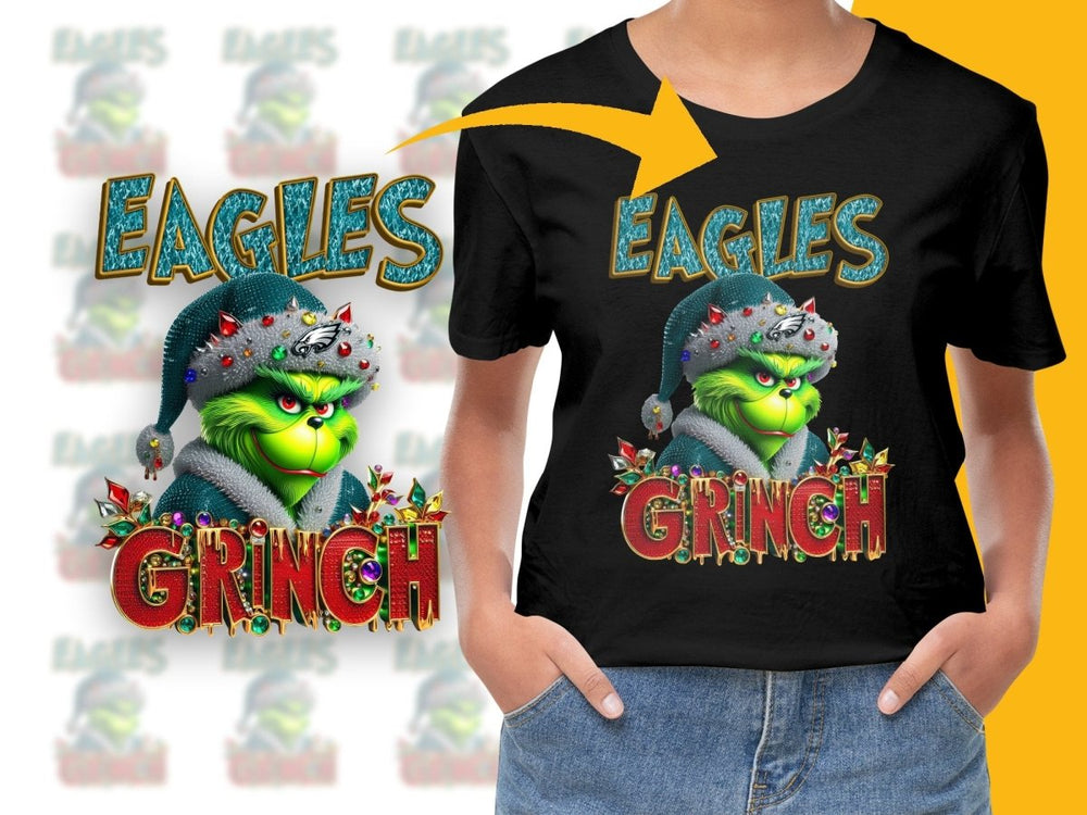 Philadelphia Eagles Grinch Christmas Graphic PNG File - Teepew