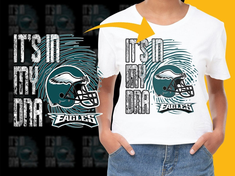 Philadelphia Eagles It's in My DNA Graphic PNG File - Teepew
