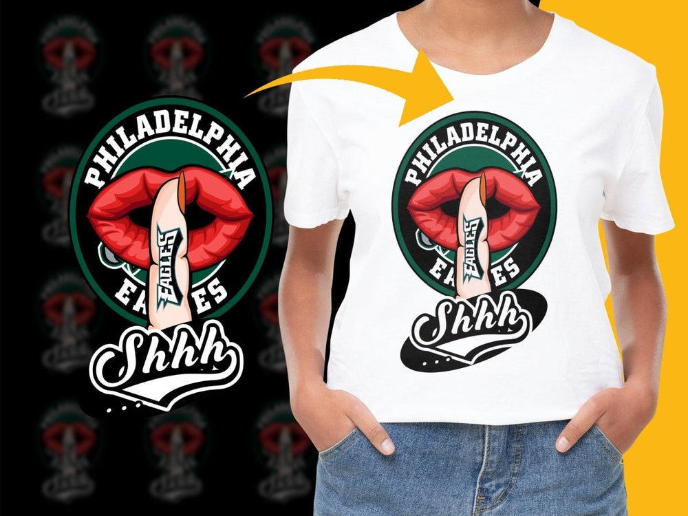 Philadelphia Eagles Shhh Whisper Graphic PNG File - Teepew
