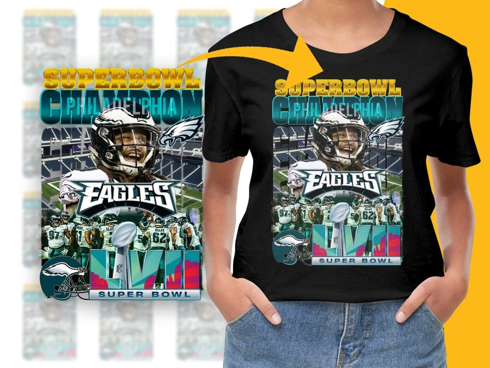 Philadelphia Eagles Superbowl Champion LVII PNG File - Teepew