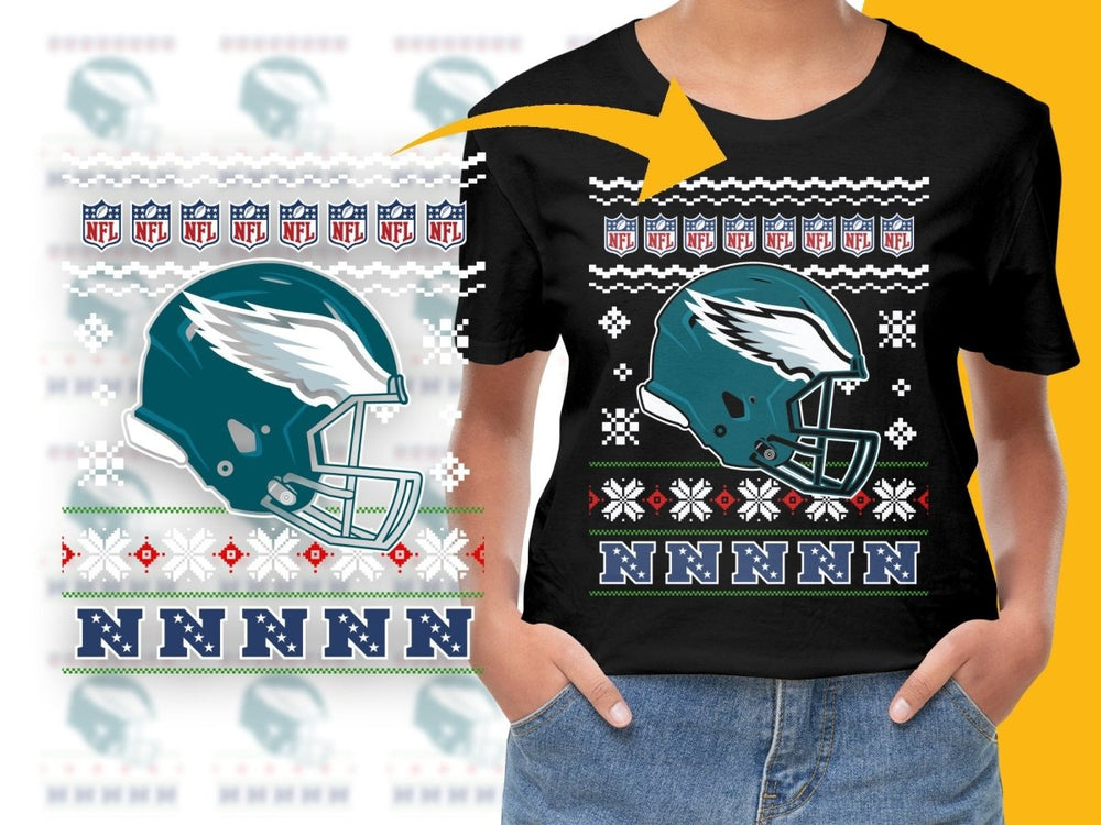 Philadelphia Eagles Themed Christmas Graphic PNG File - Teepew
