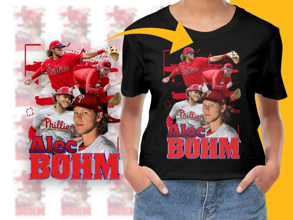 Philadelphia Phillies Alec Bohm Baseball Bootleg PNG File - Teepew