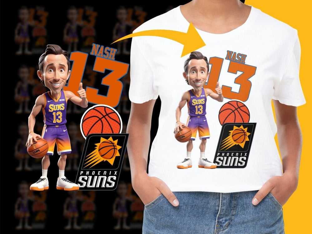 Phoenix Suns Number 13 Basketball Player PNG File - Teepew