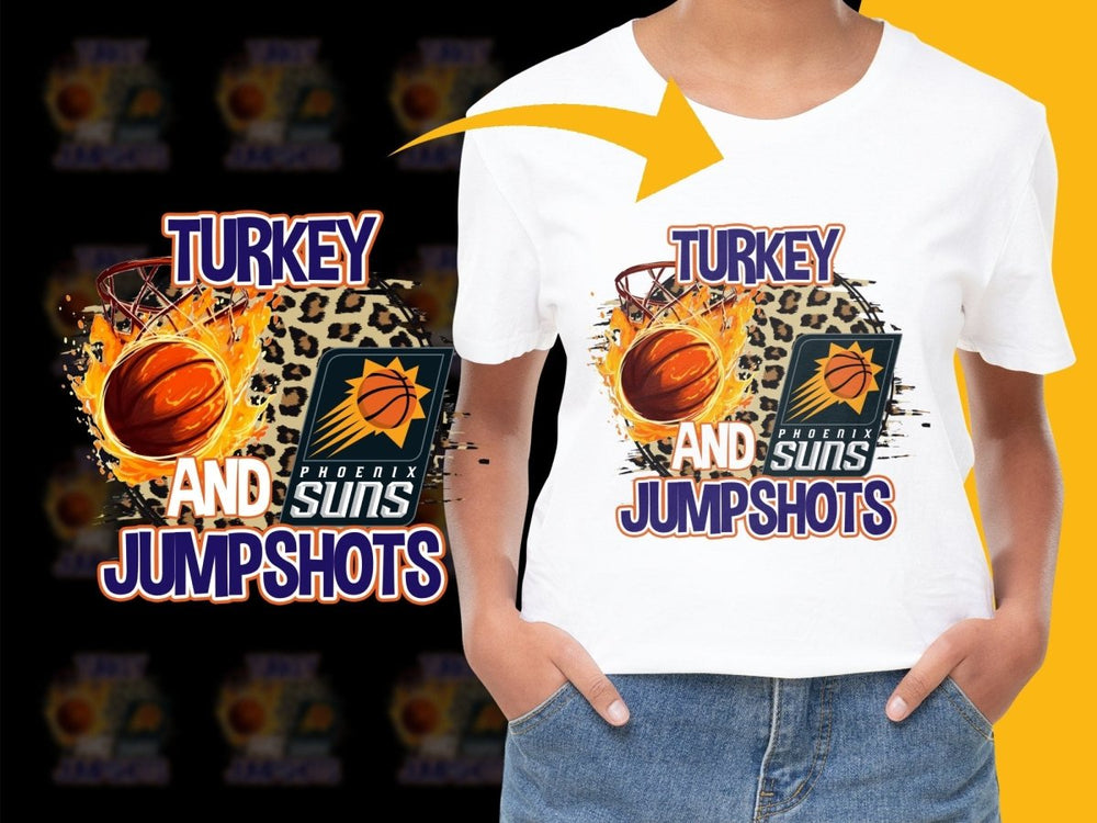 Phoenix Suns Thanksgiving Turkey and JumpShots PNG File - Teepew