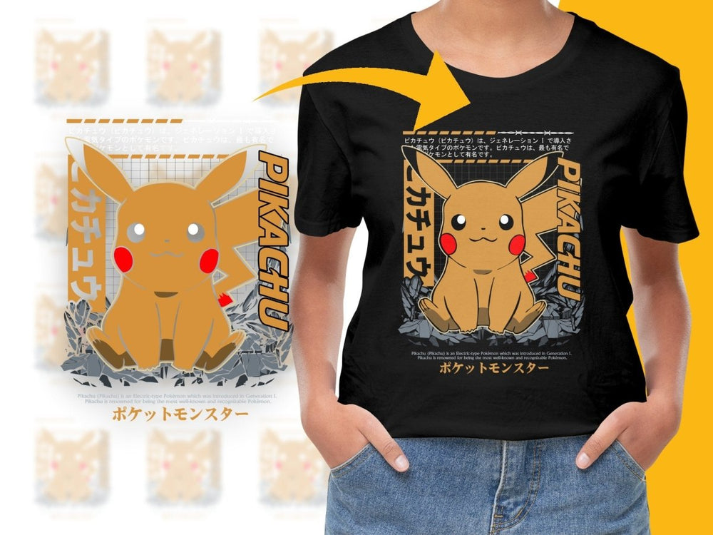 Pikachu Pokémon Yellow Character Graphic PNG File - Teepew