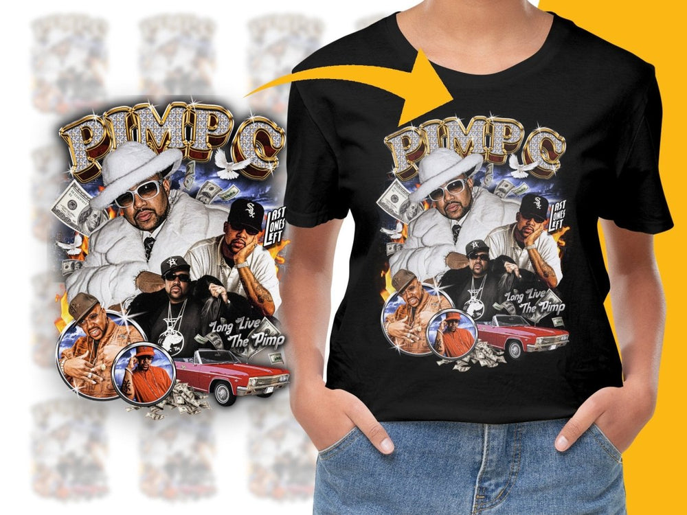 PIMP C Tribute Long Live The Pimp PNG File - Teepew