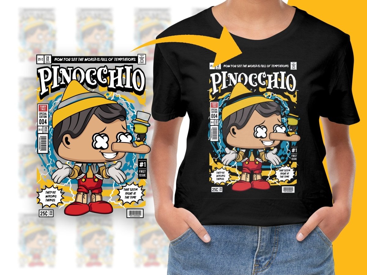 Pinnochio Popculture PNG File - Teepew