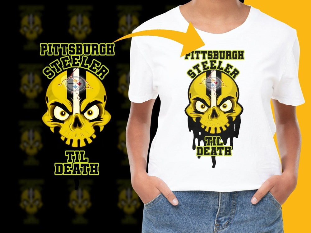 Pittsburgh Steeler Til Death Graphic PNG File - Teepew