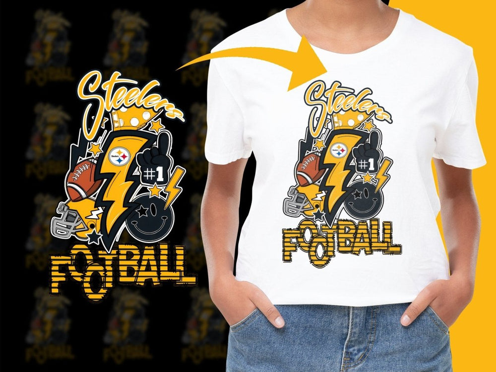 Pittsburgh Steelers Football Graphic PNG File - Teepew