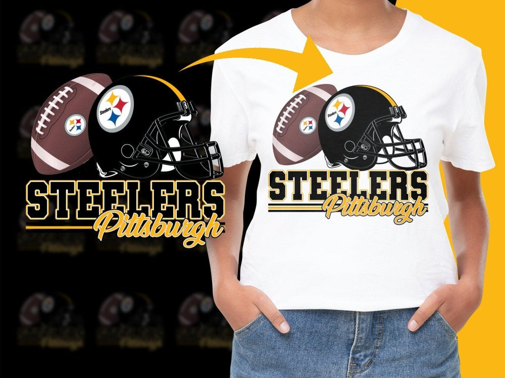 Pittsburgh Steelers Football Helmet Logo PNG File - Teepew
