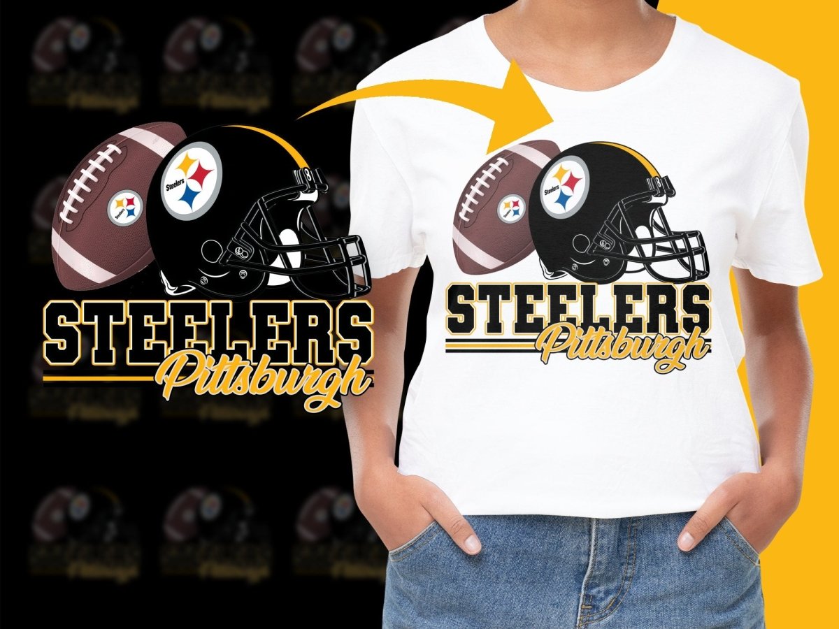 Pittsburgh Steelers Football Helmet Logo PNG File - Teepew