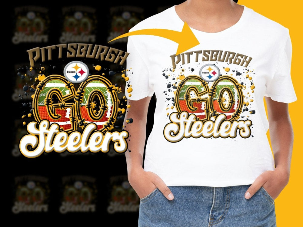 Pittsburgh Steelers Go Steelers Graphic PNG File - Teepew