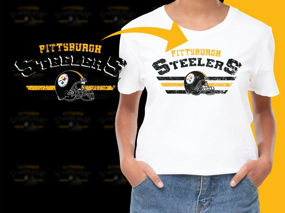 Pittsburgh Steelers Graphic Logo Design PNG File - Teepew