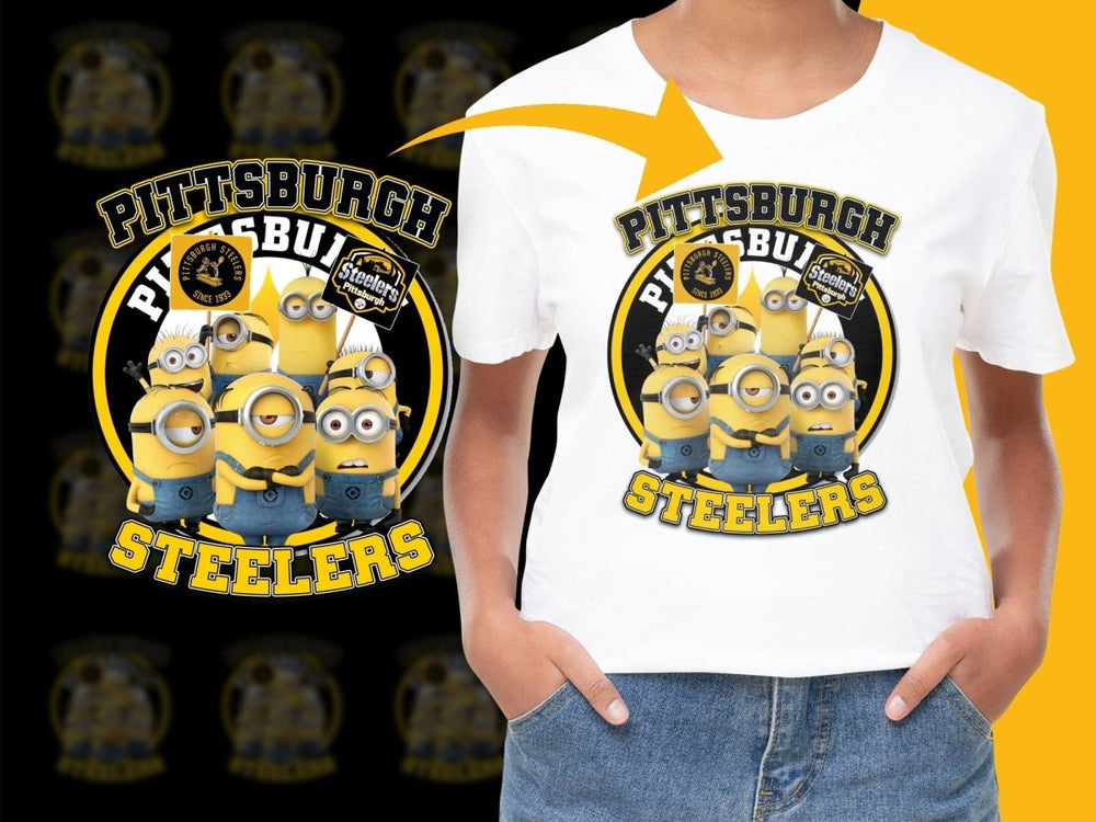 Pittsburgh Steelers Minions Graphic PNG File - Teepew