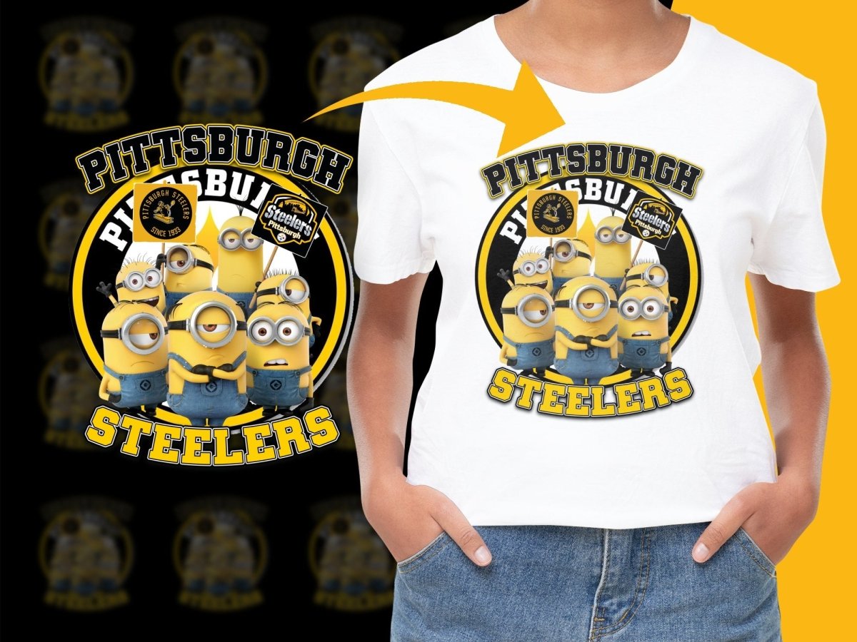 Pittsburgh Steelers Minions Graphic PNG File - Teepew