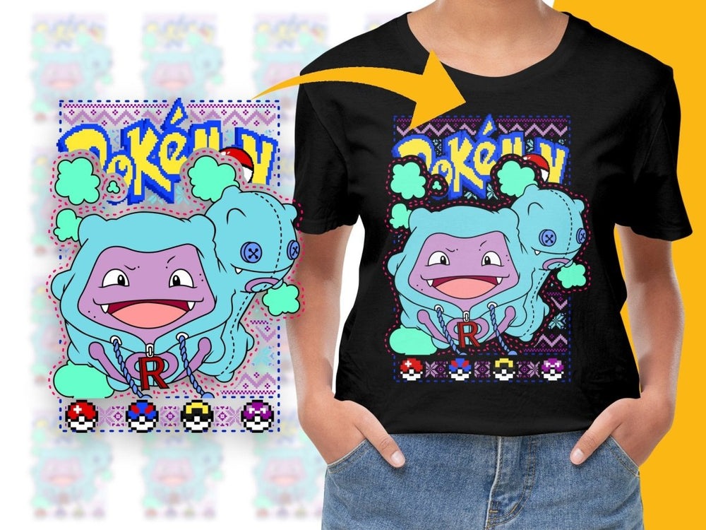 Pokémon Koffing and Weezing Christmas Theme PNG File - Teepew