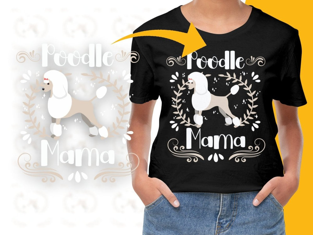 Poodle Mama Graphic Design Dog Lover PNG File - Teepew