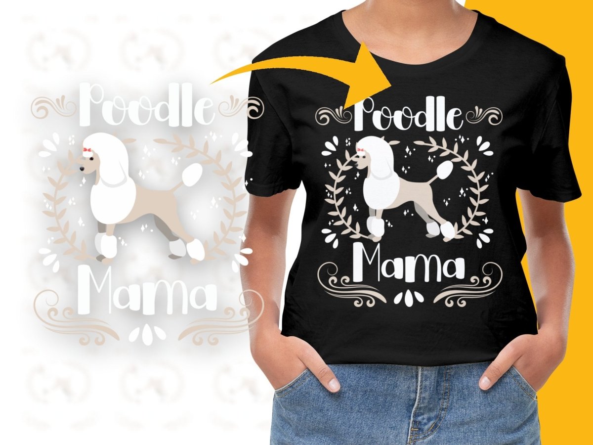 Poodle Mama Graphic Design Dog Lover PNG File - Teepew
