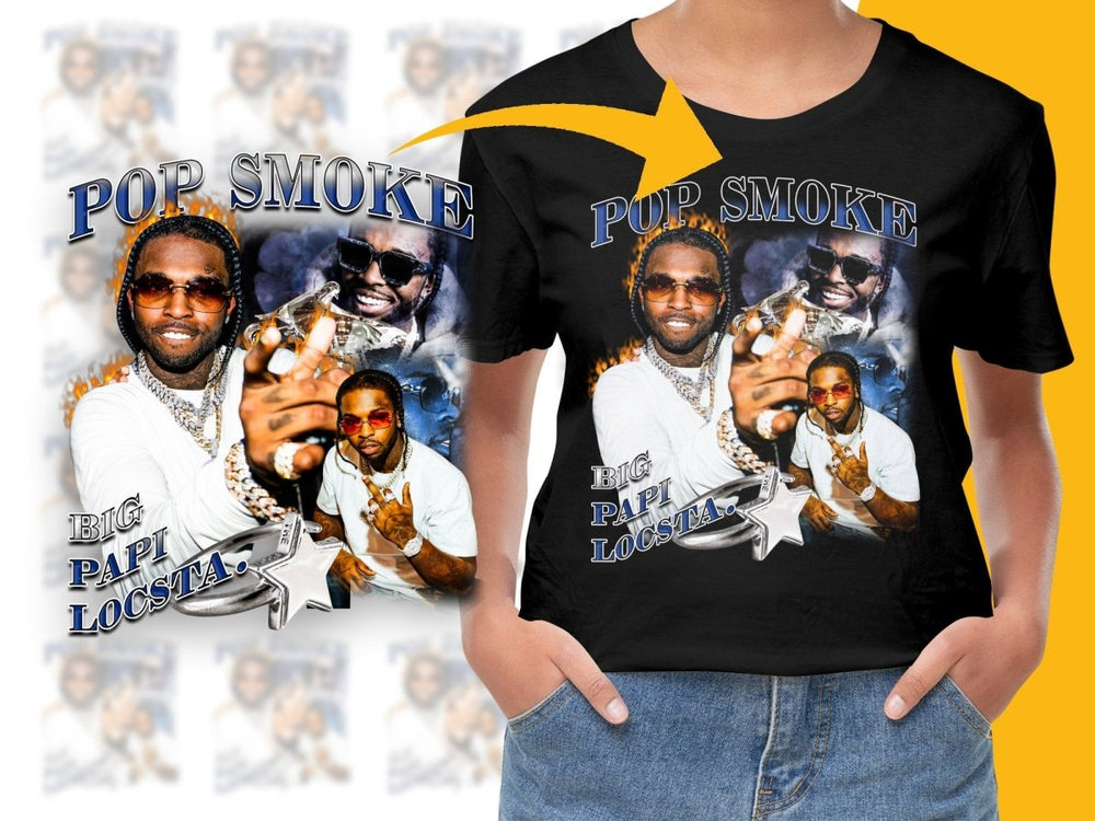 Pop Smoke Big Papi Locsta PNG File - Teepew