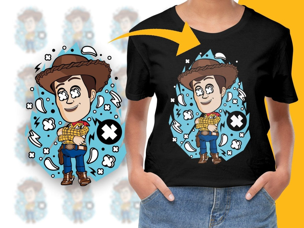 Popculture Cartoon Cowboy Fun PNG File - Teepew