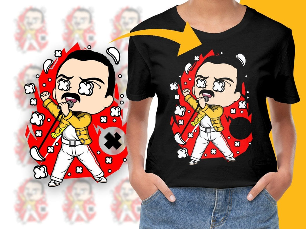 Popculture Cartoon Singer Fire PNG File - Teepew